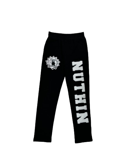 "US NEVER THEM" Black Varsity Sweats