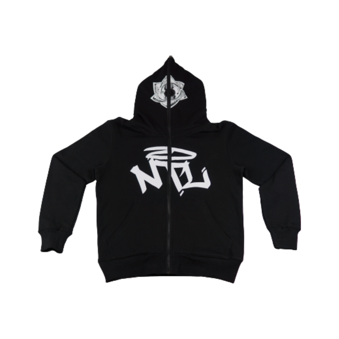 "Money Rose" Full Zip Hoodie